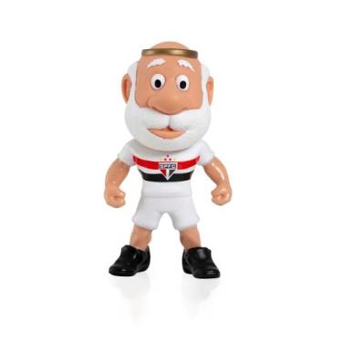 Imagem de Mascote São Paulo Oficial Boneco camisa branca - Futtoy