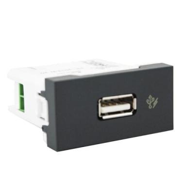 Imagem de Módulo USB Carregador Preto Orion Schneider