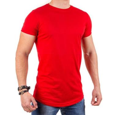 Imagem de kit 3 Camisetas Camisa Masculina Long Line Oversized Swag Top Super Co