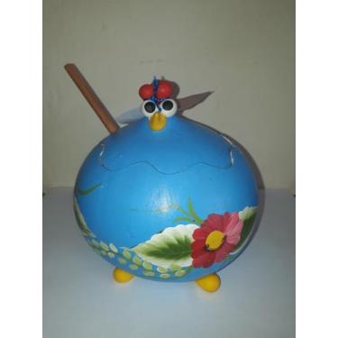 Imagem de Galinha Farinheira em cabaça - Fabricação própria , Vermelha 