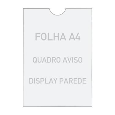 Imagem de Quadro De Aviso A4 Display De Parede Acrílico Ps Cristal - Art Print