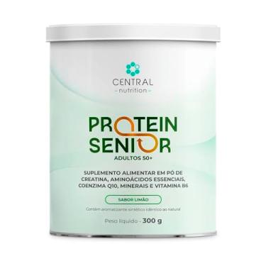 Imagem de Protein Senior Adultos 50+ - Creatina + Aminoácidos + Coenzima Q10 - Sabor Limão 300g - Central Nutrition
