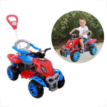 Imagem de Quadriciclo Infantil Spider Unicornio Menina Menino Colorido - Maral