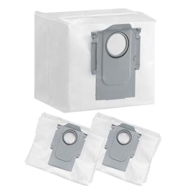 Imagem de Pacote com 3 sacos originais de substituição para aspirador de pó de 2,7 L para roborock S8 Pro Ultra, S8+, S7 MaxV Ultra, S7 Max Ultra, Q5+, Q5Pro +, Q7 Max+, Q8 Max+