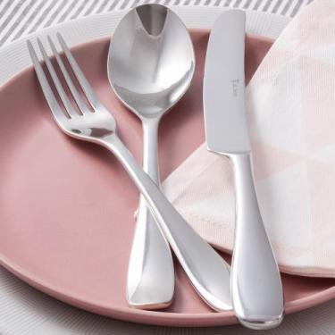 Imagem de Faqueiro St. James 130 Peças Serenity Prata - St James