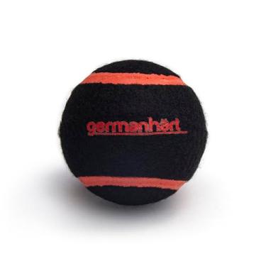 Imagem de Germanhart Bolinha de Tênis para Cães com Apito, Grande (7 cm), Preta