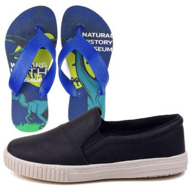 Imagem de Sapatilha Infantil Sapatenis Tenis Calce Facil Casual Social LIGHT + C