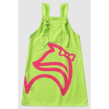 Imagem de Vestido Infantil Salopete Gody - Big Fun (Leandra), 12, Verde neon