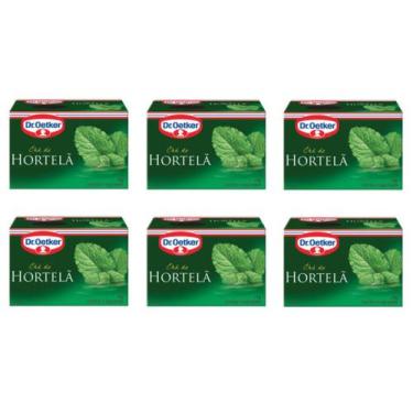 Imagem de Kit c/ 6 Chá de Hortelã 15 sachês cada - Dr. Oetker 