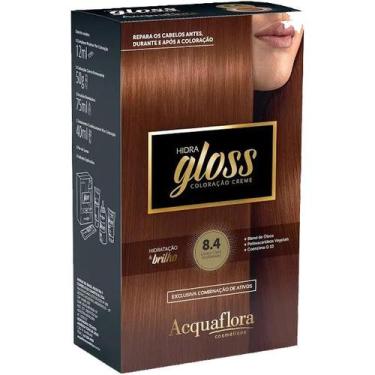 Imagem de Acquaflora Hidra Gloss 8.4 Louro Claro Acobreado