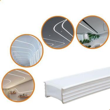 Imagem de Perfil De Led Flexível Embutir Blindado 10m Ip68 Sem Emenda - VLED