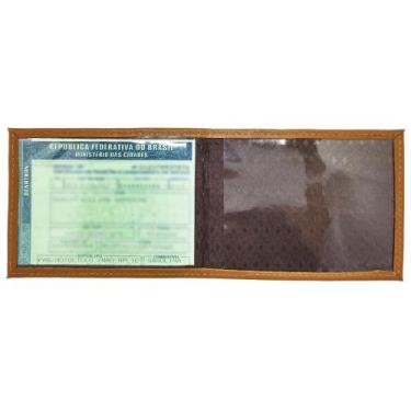 Imagem de Porta Documentos de Veículos em Couro Legítimo Sarroche, Caramelo