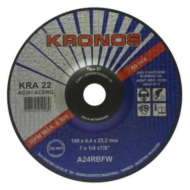 Imagem de Disco de desbaste kronos 9 x 1/4 x 7/8" - NÃO INFORMADO