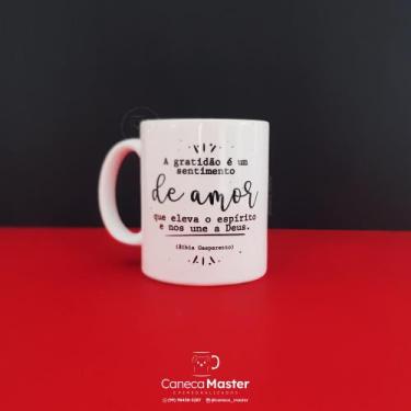 Imagem de Caneca personalizada com frase sobre gratidão - Sublime