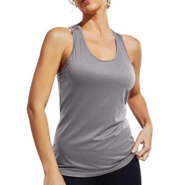 Imagem de Camiseta REGATA DRY FIT FEMININA Blusinha tecido furadinho Academia Fi