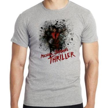 Imagem de Camiseta Michael Jackson thriller Blusa criança infantil juvenil adult