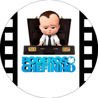 Imagem de Painel De Festa Redondo 1,50x1,50 - Poderoso Chefinho Moreno Mala 006 