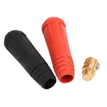 Imagem de 10-25 Cabo Quadrado Estilo Europeu Plugue Rápido Conector de Junta de Cabo Conector de Máquina de Solda 10 Peças Conector Rápido Longo Com Juntas de 5 Peças para Máquina de Solda