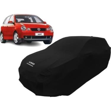 Imagem de Capa Tecido Para Proteção Carro Volkswagen Polo Hatch 2005 - Mz, Preta