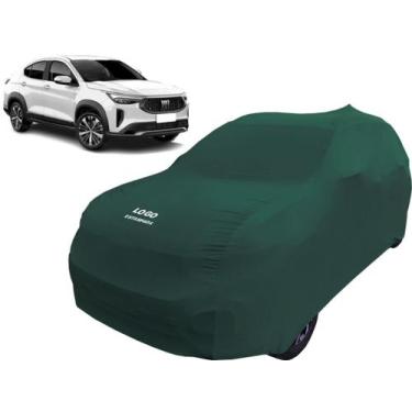 Imagem de Capa De Tecido Para Proteger Carro Fiat Fastback - Mz, Verde