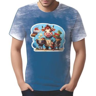 Imagem de Camiseta Camisa Tshirt Chefe Vaquinha Cozinheira Cozinha 2 - Enjoy Sho