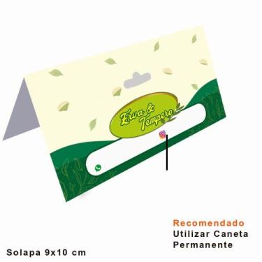 Imagem de Solapa Temperos 9x10 cm  - 100 unidades - Pronta Entrega - Teodoro Imp