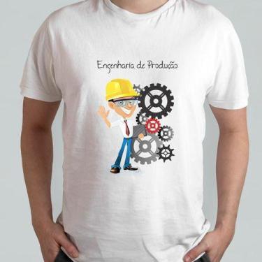 Imagem de Camisa Profissão Engenharia De Produção - Porto Blue, Branco, G
