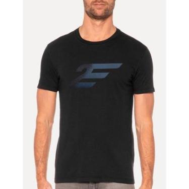 Imagem de Camiseta Ellus Masculina Cotton Fine 2nd Easa Classic Preta-Masculino
