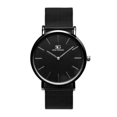 Imagem de Relógio Minimalista Masculino Preto Saint Germain Houston Full Black 4