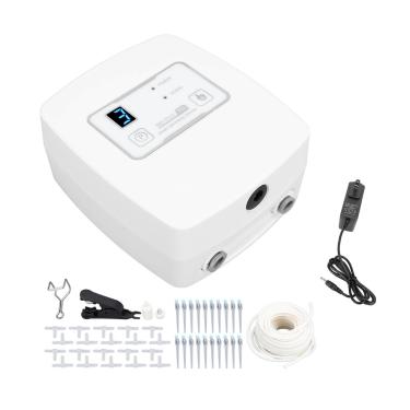 Imagem de Kit de Irrigação por Gotejamento, Sistemas de Irrigação por Gotejamento Automático Ajustável Com Temporizador de água e Gotejadores, Sistemas de Irrigação de Jardim Interno