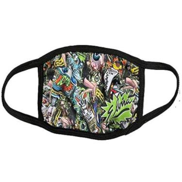 Imagem de kreepsville 666 Máscara facial moderna cobertura de toucador, Preto, 1 Count (Pack of 1)