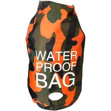 Imagem de Mochila Impermeavel 10 Litros Bag Estanque Saco Natação Bolsa Trilha Aprova Dagua (Laranja)