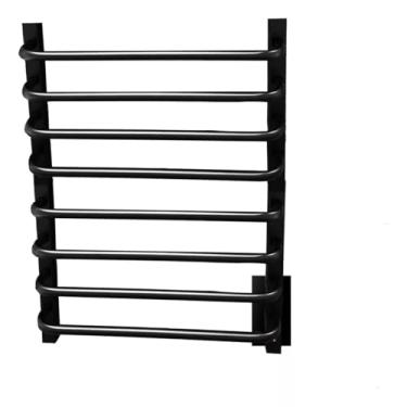 Imagem de Toalheiro Termico Grande Preto 220V Fio Oculto Direito