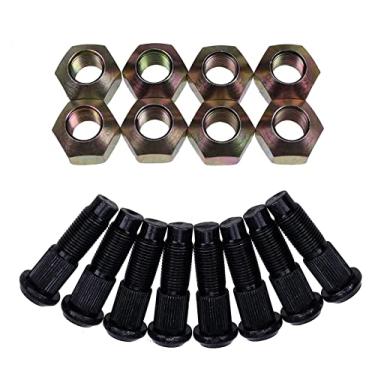 Imagem de JEENDA Conjunto de 8 Porcas e Parafusos 6564669 6709170 Compatível com Bobcat 720 721 722 730 731 732 741 743 751 753 763 773 863 873 883 S100 S130 S150 S160 S175 S185 S205 S220 S 250 S300 A220 A300 S