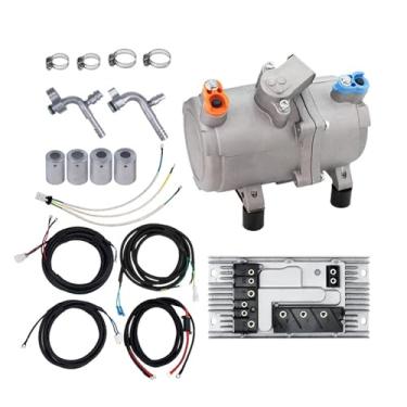 Imagem de Conjunto de compressor elétrico, a/c, 12v, 24v, para automóvel, ar condicionado, carro, caminhão, ônibus, barco, trator, loja, automóvel, ar condicionado(24 voltage)
