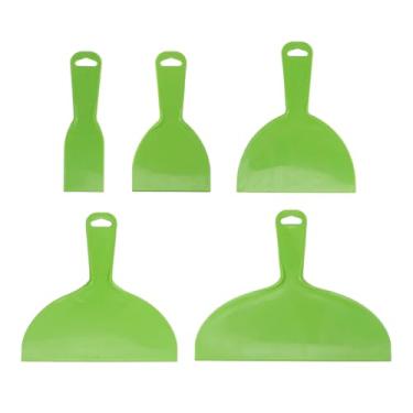 Imagem de Conjunto de Raspadores de Massa de Plástico 5 Peças, Kit de Ferramentas de Espátula Multiuso Com Raspador de Tinta Flexível, Material ABS e PP, para Pintura, Reboco, Enchimento