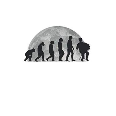 Imagem de Akkordeon Notizbuch: Akkordeon Evolution Mond Akkordeonist Geschenk / 6x9 Zoll / 120 leere Notenblätter Seiten