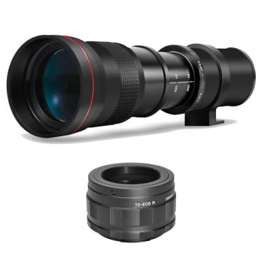 Imagem de BM Premium Lente teleobjetiva manual de alta potência 420-800 mm f/8.3 para câmeras Canon EOS R, EOS R3, EOS R5, EOS R6, EOS R6 II, EOS R7, EOS R8, EOS R10, EOS R50, EOS R100, EOS RP