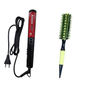 Imagem de Chapinha Profissional 450ºF - Top + 1 Escova Profissional Tamanho Pequ