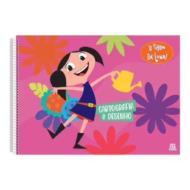 Imagem de Caderno Cartografia 80Fls O Show da Luna Capa 1 - Animativa
