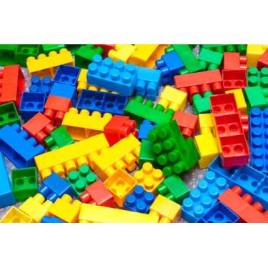 Imagem de Blocos De Montar 100 Peças Educativo Brinquedo Multi Idéias - Magalu L