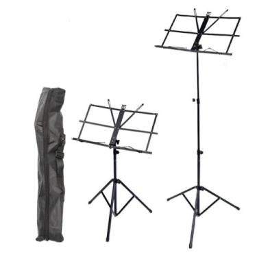 Imagem de Estante Partitura Musical Ajustável Tripé Hinário Púlpito - Yeet