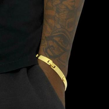 Imagem de Bracelete Liso 6mm - Banhado a Ouro 18k - ToJoia18k