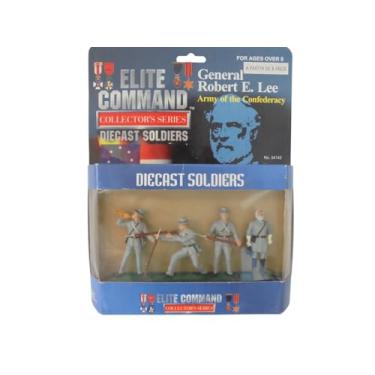 Imagem de OPO 10 - Set of 4 Elite Command General Lee Civil War 1/32 60mm Miniature Soldiers 34142