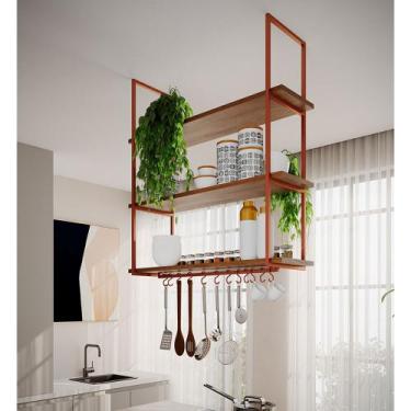 Imagem de Nicho de Teto Indústrial Denver 95cm Cobre - MOVEIS IBERIA