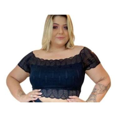 Imagem de Kit 6 Cropped E 4 Bodys Plus Size Cores e Modelos Variados - TLT, GG, 