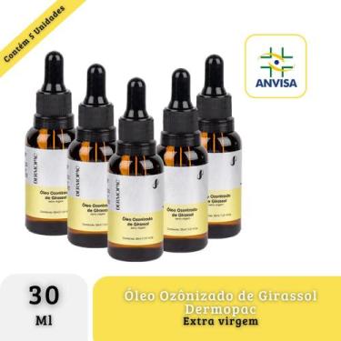 Imagem de Oléo de Girassol Ozonizado Concentrado Cicatrizante Pele Natural Dermo
