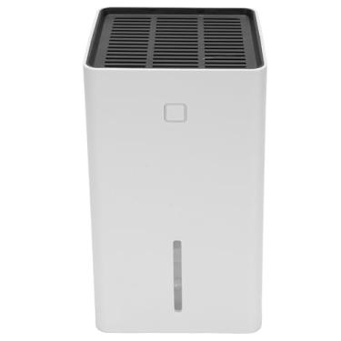Imagem de Pequenos desumidificadores para cômodos em casa, desumidificador silencioso para porão, absorvedor de umidade elétrico com sensor inteligente com tanque de água de 1,1 L (Plugue