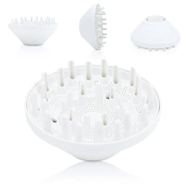 Imagem de Bocal de fixação de difusor giratório de 360° compatível com Laifen SE Lite (NÃO SE/Swift) ferramenta de pentear, acessórios para secador de cabelo para Laifen SE Lite, branco