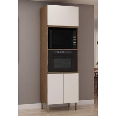 Imagem de Armário de Cozinha Torre Quente 70cm com Pés 1307 Linha Conecta Genial